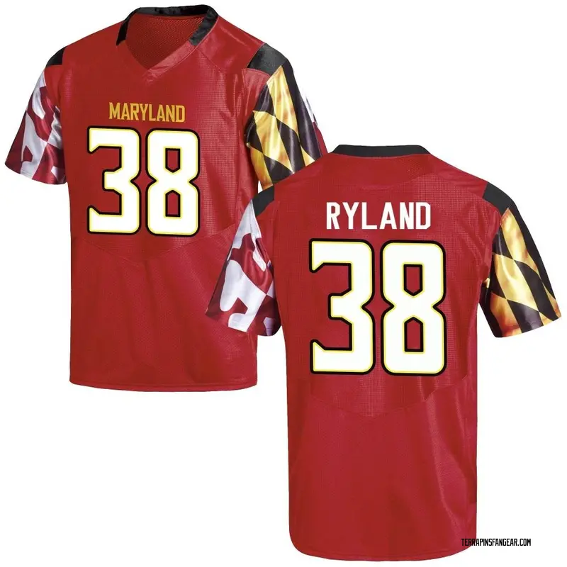 Game Men's Chad Ryland Maryland Terrapins Red Football College Jersey