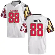 Replica Men's Khalid Jones Maryland Terrapins White Football College Jersey